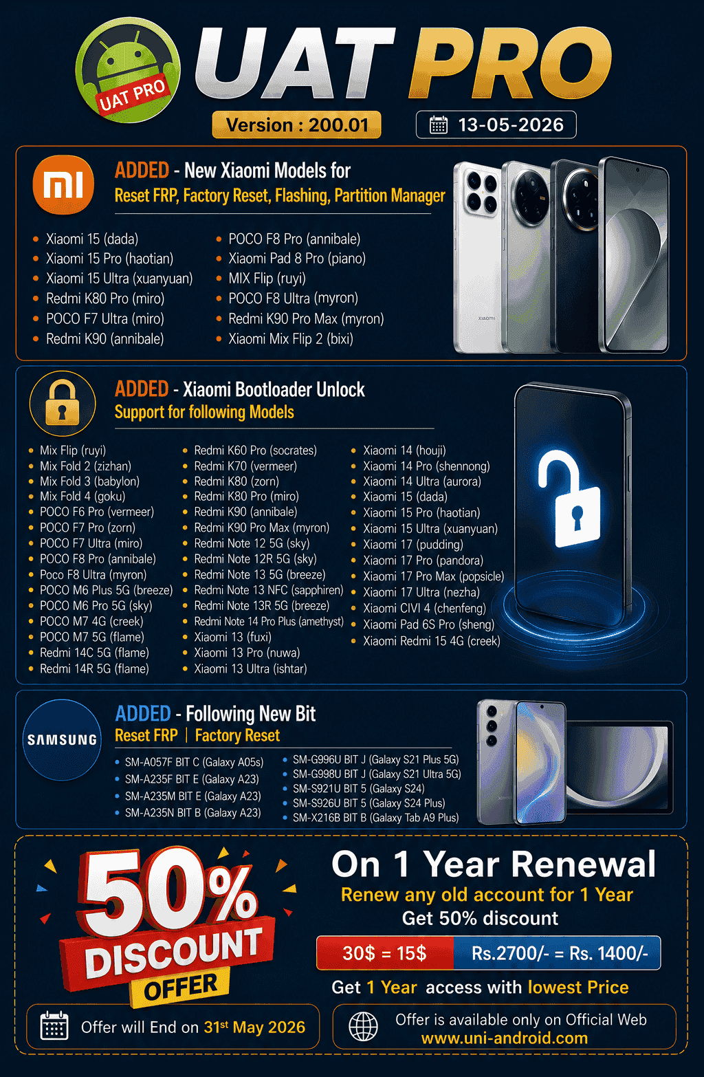 UAT PRO 200.01 Latest Update Download